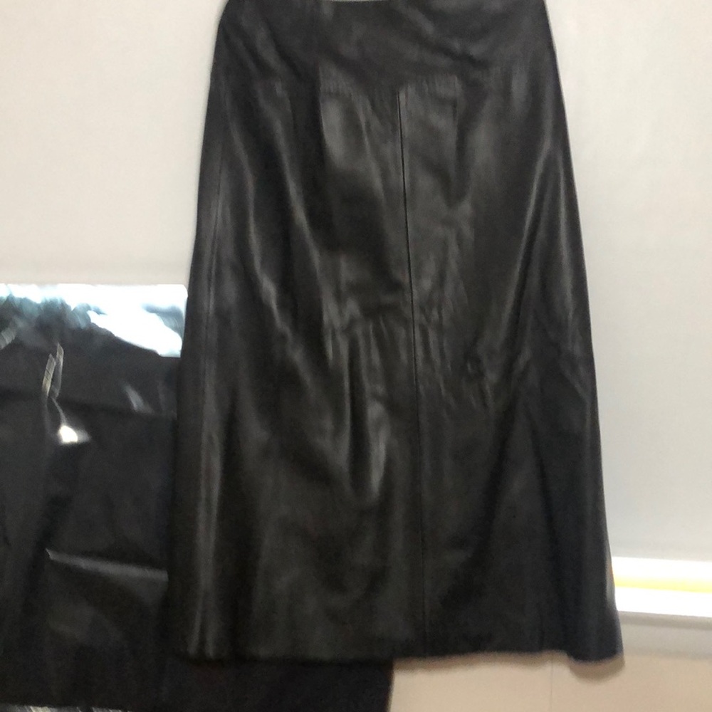 Authentic leather MIDI skirt Siena studio